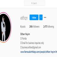 Eithan HayimEithqn (Instagram Account 2019)