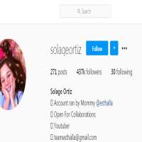 Solage OrtizSolageortiz (Instagram Account 2015)