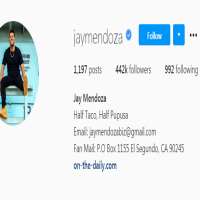 Jay MendozaJaymendoza (Instagram Account 2017)