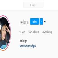 Hailey OronaReal.ona (Instagram Account 2018)
