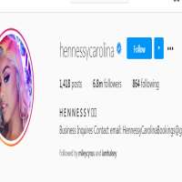 Hennessy CarolinaHennessycarolina (Instagram Account 2015)