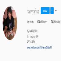 Harry RaftusHarryraftus (Instagram Account 2017)