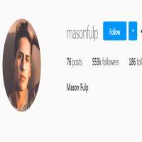 Mason FulpMasonfulp (Instagram Account 2017)
