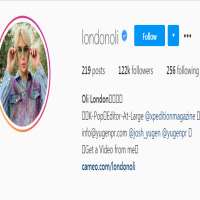 Oli LondonLondonoli (Instagram Account 2018)
