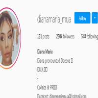 Diana Maria (Instagram Star)Dianamaria_mua (Instagram Account 2017)