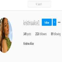 Kristina AliceKristinaalice1 (Instagram Account 2016)