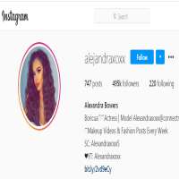 Alexandra Bowersalejandraxoxx (Instagram Account 2014)