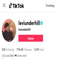 Levi Underhillleviunderhill (TikTok Account 2019)