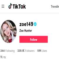 Zoe Hunterzoe149 (TikTok Account 2015)