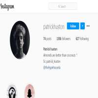 Patrick Hustonpatrickhuston (Instagram Account 2015)