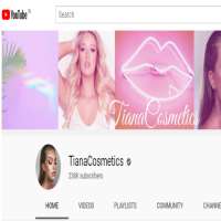 Tiana LachnitTianaCosmetics (YouTube Channel 2012)