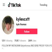 Kyle ThomasKylescxtt (TikTok Account)