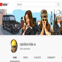 Caroline RickeCaroline ricke (YouTube Channel 2018)