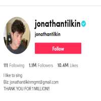 Jonathan Tilkinjonathantilkin (TikTok Account)