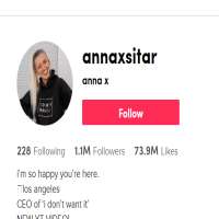 Anna Sitarannaxsitar (TikTok Account)