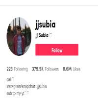 JJ Subiajjsubia (TikTok Account)