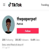 Paper Pat (TikTok)thepaperpat (TikTok Account)