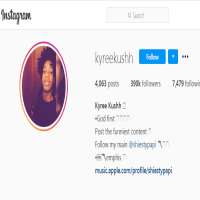 Kyree Kushhkyreekushh (Instagram Account 2017)