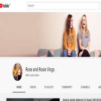 Rosie SpaughtonRose and Rosie (YouTube Channel 2010), Rose and Rosie Vlogs (YouTube Channel 2011)