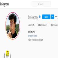 Blake Grayblakegray (Instagram Account 2016)