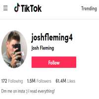 Josh Flemingjoshfleming4 (TikTok Account 2019)