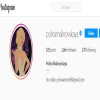 Polina AtomoPolinamalinovskaya (Instagram Account 2013)