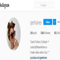 Gee HainesGeehaines (Instagram Account 2013)