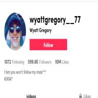 Wyatt GregoryWyattgregory__77 (TikTok Account 2019)