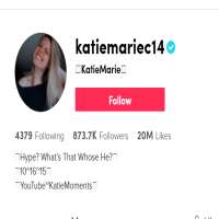 Katie CarstensKatiemariec14 (TikTok Account 2015)