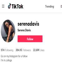 Serena Davisserenadavis (TikTok Account)