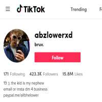 Abzlowerxdabzlowerxd (TikTok Account)