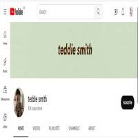 Teddie SmithYouTube (Account: teddie smith)