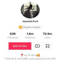 Grey Rose (TikTok Star)TikTok (Account: pastel.fruit)