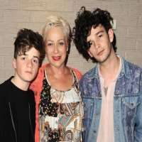 Denise Welch son Louis Healy Denise Welch son Louis Healy