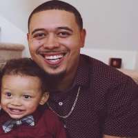Desmond English son Channing English Desmond English son Channing English