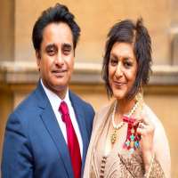 Sanjeev Bhaskar wife Meera Syal Sanjeev Bhaskar wife Meera Syal