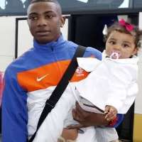 Eljero Elia daughter Heavenly Elia