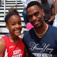 Tyson Gay daughter Trinity Gay