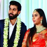 Yuva Rajkumar wife Sridevi Bhyrappa Yuva Rajkumar wife Sridevi Bhyrappa