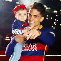 Marc Bartra daughter Gala