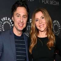 Sarah Chalke boyfriend Zach Braff