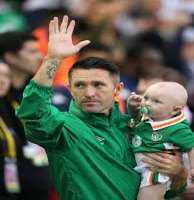 Robbie Keane son Hudson Robbie Keane son Hudson
