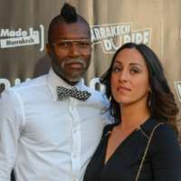 Djibril Cisse girlfriend Marie-Cecile Lenzini