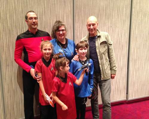 Patrick Stewart Family
