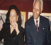 Abdou Diouf wife Elisabeth Diouf