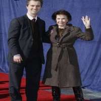 Leslie Caron son Christopher Hall Leslie Caron son Christopher Hall