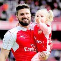 Olivier Giroud daughter Jade Olivier Giroud daughter Jade