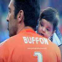 Gianluigi Buffon son Leopoldo Mattia Buffon Gianluigi Buffon son Leopoldo Mattia Buffon