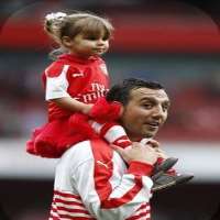 Santi Cazorla daughter India Santi Cazorla daughter India