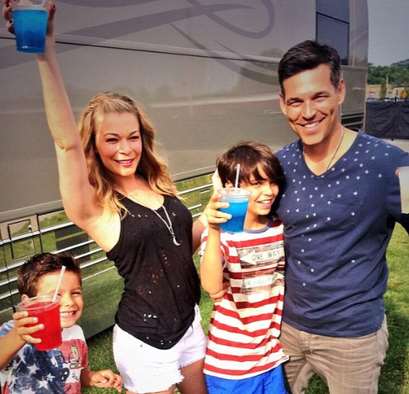 Brandi Glanville Family